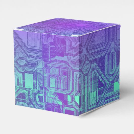 candy circuits - berry blue : bedankdoosjes (Voorkant Zijde)