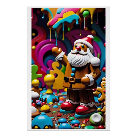 Candy Claus of Santa-Land Perfect Poster (Voorkant)