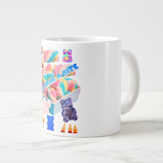 Candy Collage Extra Grote Beker (Voorkant rechts)