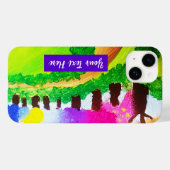 Candy Color Trees - coque iphone (Verso (horizontal))