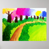 Candy Colour Trees - Poster de valeur (Devant)