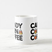 Candy Corn Café Mug - Drôle Halloween Coupe d'auto (Centre)