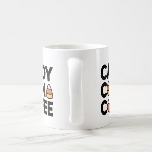 Candy Corn Café Mug - Drôle Halloween Coupe d'auto (Poignée)