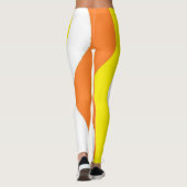Candy Corn Colors Leggings Étiquettes Pantalons  (Dos)