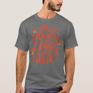 Candy Corn Cutie Funny Halloween Snoep Lovers Cost T-shirt