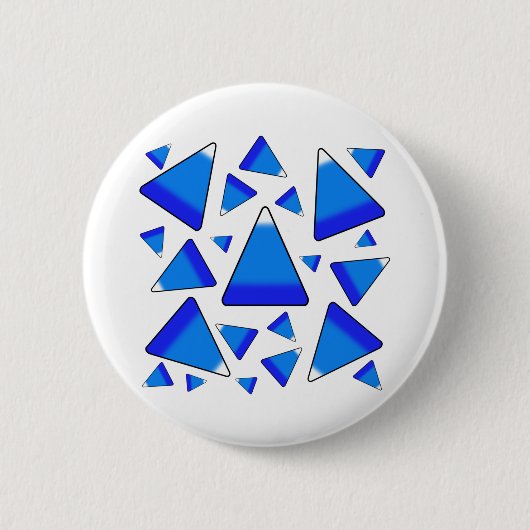 Candy Corn Dark Blues Ronde Button 5,7 Cm (Voorkant)