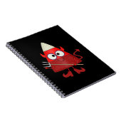 Candy Corn Devil Halloween Notitieboek (Rechterzijde)