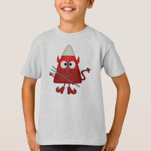 Candy Corn Devil Halloween T-shirt