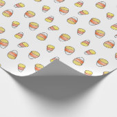Candy Corn Fall Wrapping Paper Cadeaupapier (Hoek)