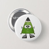Candy Corn Frankenstein Halloween Ronde Button 5,7 Cm (Voorkant /achterkant)