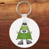 Candy Corn Frankenstein Halloween Sleutelhanger (Voorkant)