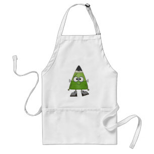 Candy Corn Frankenstein Halloween Standaard Schort