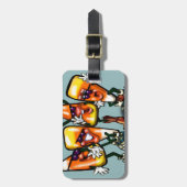 Candy Corn Gang Bagagelabel (Voorkant verticaal)