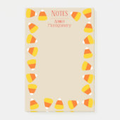 Candy Corn | Gepersonaliseerd Post-it® Notes (Voorkant)