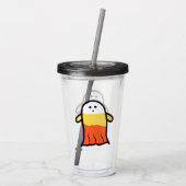 Candy Corn Ghost Acryl Drinkbeker (Achterkant)