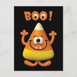 Candy Corn Halloween Boo Party Briefkaart