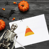 Candy Corn Halloween Driehoek Sticker