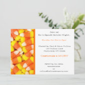 Candy Corn Halloween fêtes Invitations (Debout devant)