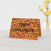 CANDY CORN HALLOWEEN KAART (Gele Bloem)