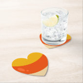 Candy Corn Halloween Kartonnen Onderzetters (Insitu)