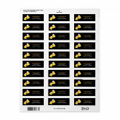 Candy Corn Halloween Labels (Full Sheet)