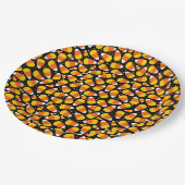Candy Corn Halloween Papieren Bordje (Gekanteld)