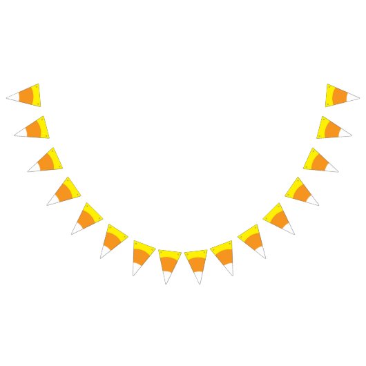Candy Corn Halloween Party bunting banner (Alle)