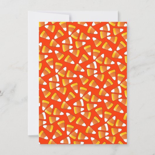 Candy Corn Halloween Party Invitation (Dos)