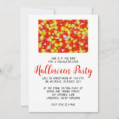 Candy Corn Halloween Party Invitation (Devant)