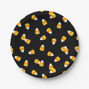 Candy Corn Halloween Party Papieren Bordje