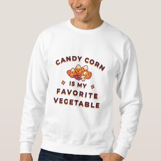 Candy Corn Halloween Trui (Voorkant)