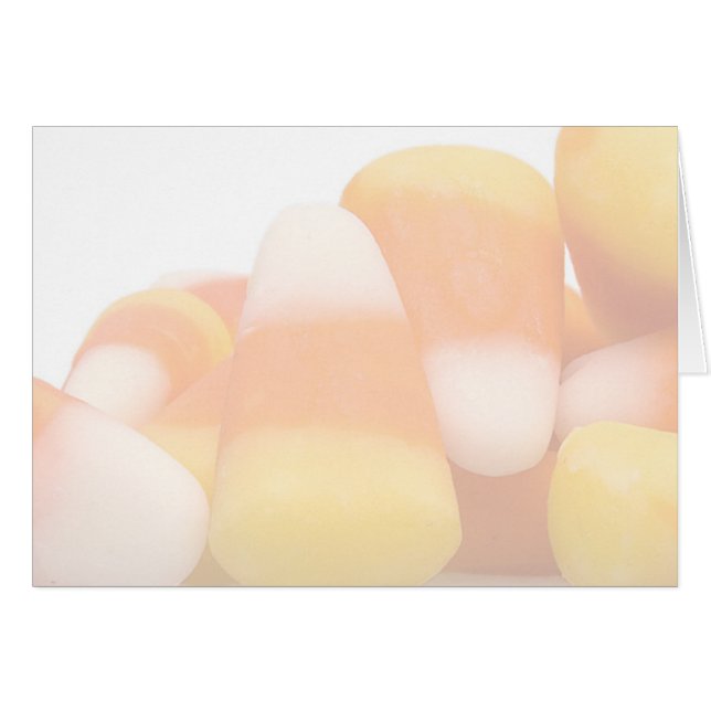 Candy Corn Halloween Wenskaarten (Voorkant Horizontaal)