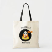 Candy Corn Happy Halloween gepersonaliseerd Tote Bag (Voorkant)