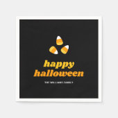 Candy Corn Happy Halloween Party Servet (Voorkant)
