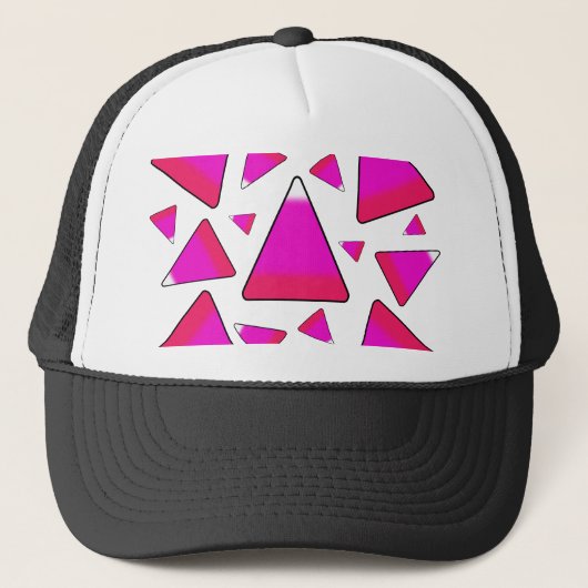 Candy Corn in Pinks Trucker Pet (Voorkant)