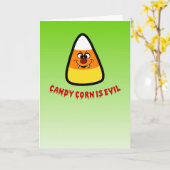 Candy Corn is kwaad Kaart (Gele Bloem)
