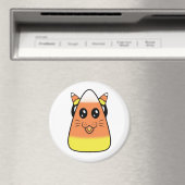 Candy Corn Kat Magnet Magneet (Insitu (Vaatwasser))