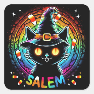 Candy corn Kat sticker