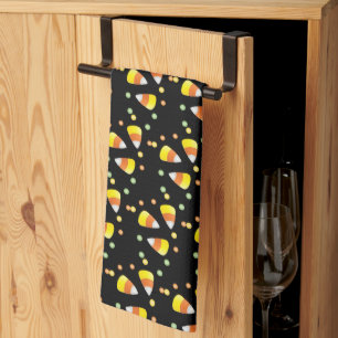 Candy Corn Kitchen Towel Theedoek