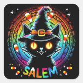 Candy corn Kitty sticker (Devant)