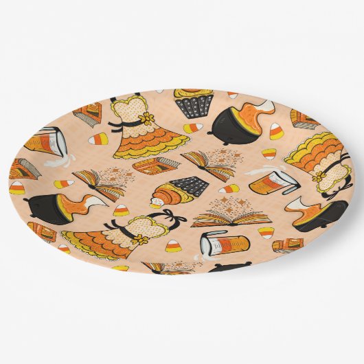Candy Corn Magic Halloween Papier Bord (Gekanteld)