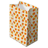 Candy Corn Medium Cadeauzakje (Achterkant Gekanteld)