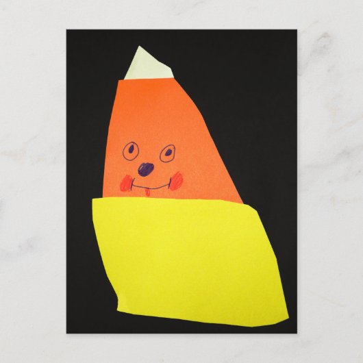 Candy Corn Monster Briefkaart (Voorkant)