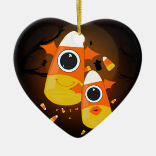 Candy Corn Monsters Keramisch Ornament