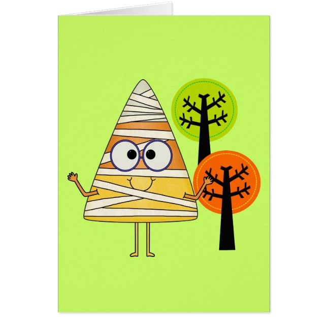 Candy Corn Mummy Halloween (Voorkant)