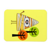 Candy Corn Mummy Halloween Magneet (Horizontaal)