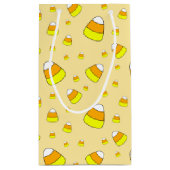 Candy Corn Pattern Halloween Klein Cadeauzakje (Achterkant)