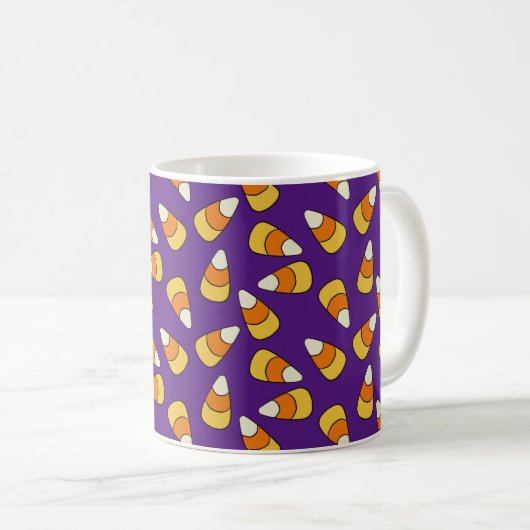 Candy Corn Pattern Koffiemok (Voorkant rechts)