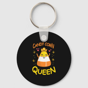 Candy Corn Queen Cute Halloween Kawaii Crown Sleutelhanger