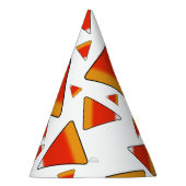 Candy Corn Red en Sinaasappel Feesthoedjes (Rechts)